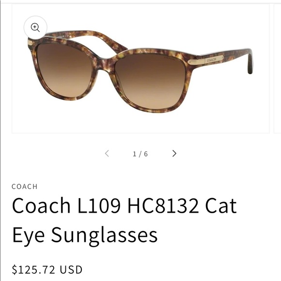 Coach Prescription Glasses or Sunglasses in Confetti Light Brown - Picture 12 of 12